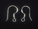 Silver925 Earwire [S][M][L] No coating 2 pairs (4 pieces)