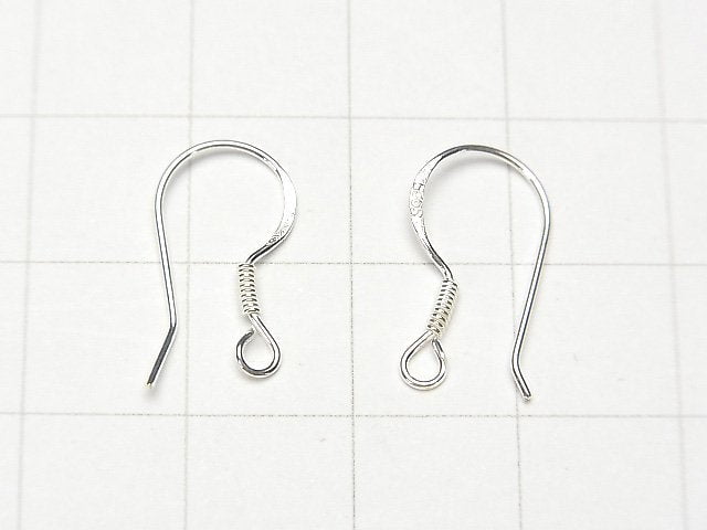 Silver925 Earwire [S][M][L] No coating 2pairs (4 pieces)