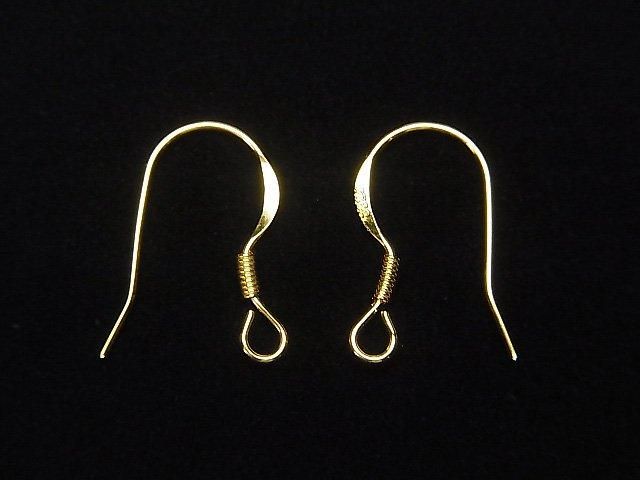 Silver925  Earwire  [S][M][L] 18KGP 2pairs