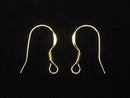 Silver925  Earwire  [S][M][L] 18KGP 2pairs