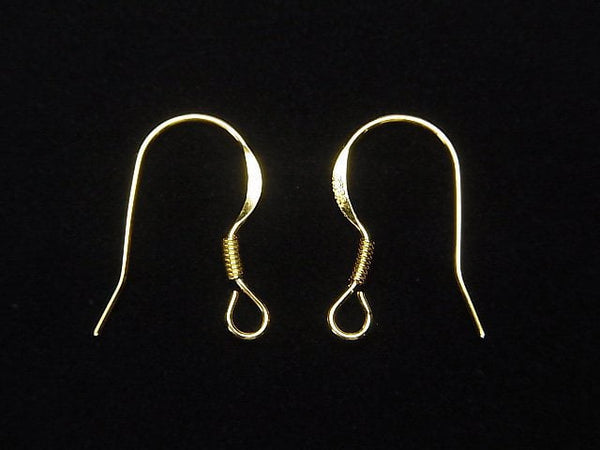 Silver925  Earwire  [S][M][L] 18KGP 2pairs