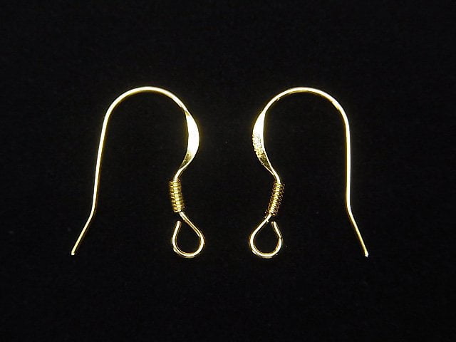 Silver925  Earwire  [S][M][L] 18KGP 2pairs