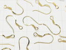 Silver925  Earwire  [S][M][L] 18KGP 2pairs