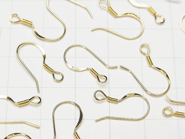 Silver925  Earwire  [S][M][L] 18KGP 2pairs