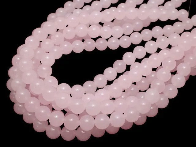 Light Pink Jade Round 10mm 1strand beads (aprx.15inch / 36cm)