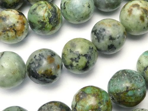 Round, Turquoise Gemstone Beads