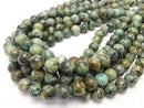 African Turquoise  Round 12mm half or 1strand beads (aprx.15inch/36cm)