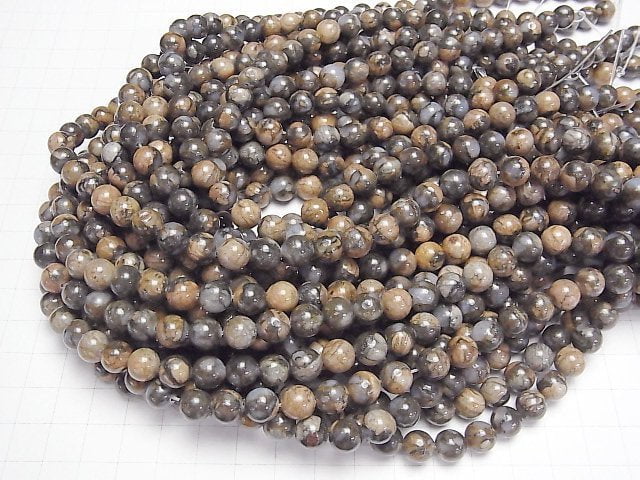 [Video] Que Sera Stone  Round 8mm 1strand beads (aprx.15inch/38cm)