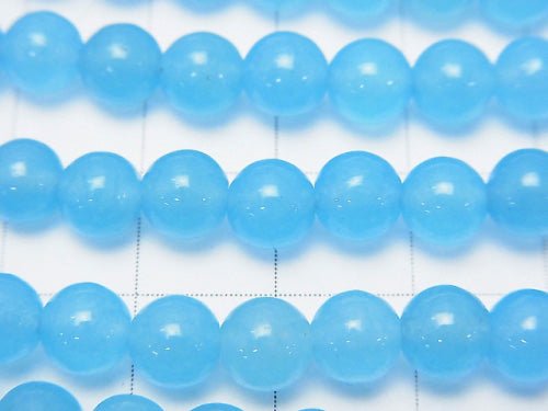 Blue Jade Round 6mm 1strand beads (aprx.15inch / 38cm)