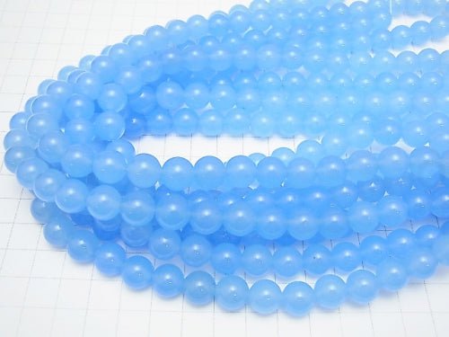 1strand $5.79! Blue Jade Round 10mm 1strand beads (aprx.15inch / 38cm)