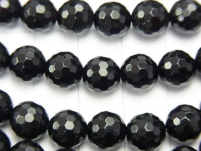 1strand $6.79! Onyx  128Faceted Round 8mm 1strand beads (aprx.15inch/37cm)