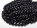 [Video] Onyx  128Faceted Round 14mm  half or 1 strand beads (aprx.14inch/35cm)