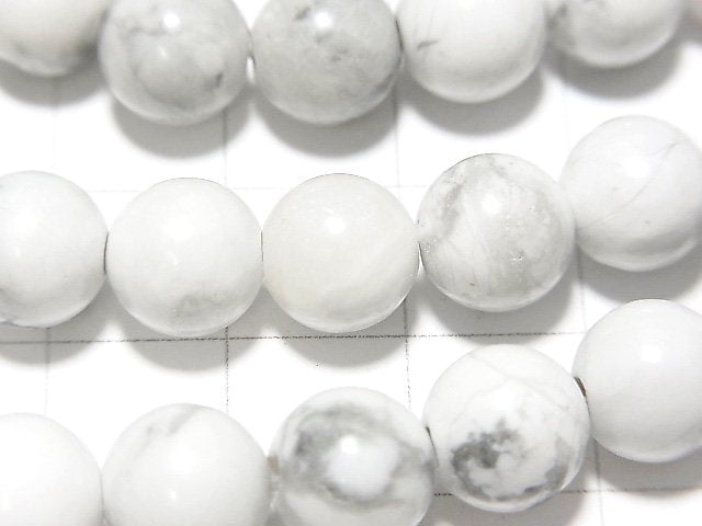 1strand $8.79! Howlite Magnesite Round 8mm [2mm hole] 1strand beads (aprx.15inch / 37cm)