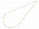 14KGF Round Cable Chain 1.1mm [40cm][45cm][50cm] Necklace 1pc
