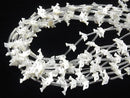 High Quality Mother of Pearl MOP AAA White Dolphin Shape Half or 1strand (Approx 18pcs)