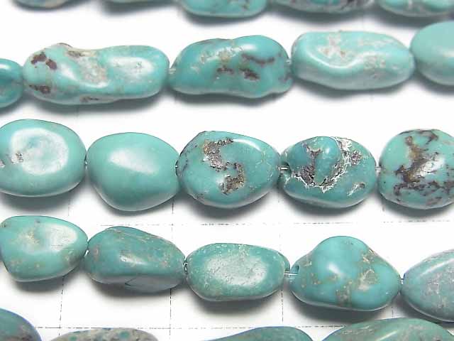 [Video] Turquoise AA+ Nugget 1strand beads (aprx.15inch / 38cm)
