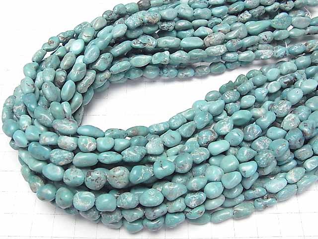 [Video] Turquoise AA+ Nugget 1strand beads (aprx.15inch / 38cm)