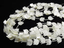 [Video] High Quality Mother of Pearl MOP AAA White Elephant Shape 13x12mm half or 1strand (Approx 14pcs)