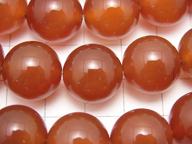 Carnelian AAA Round 14mm half or 1strand beads (aprx.14inch/36cm)