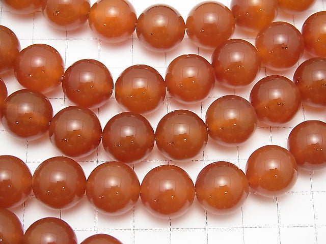 Carnelian AAA Round 14mm half or 1strand beads (aprx.14inch/35cm)