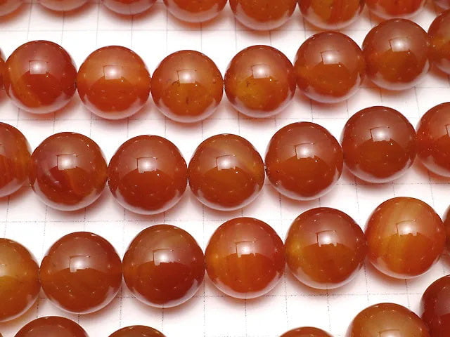 Carnelian AAA Round 20mm 1/4 or 1strand beads (aprx.15inch/36cm)