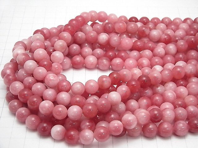 Red Jade Round 10mm 1strand beads (aprx.15inch / 37cm)