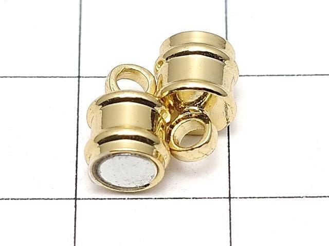 Metal parts Jump Ring with magnetic Clasp 17x6x6mm 5pairs