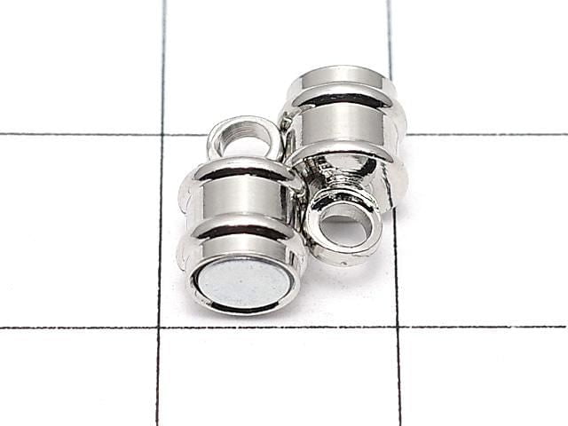 Metal parts Jump Ring with magnetic Clasp 17x6x6mm 5pairs