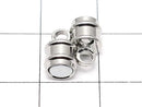 Metal parts Jump Ring with magnetic Clasp 17x6x6mm 5pairs