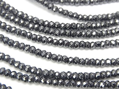 Hematite, Roundel Gemstone Beads