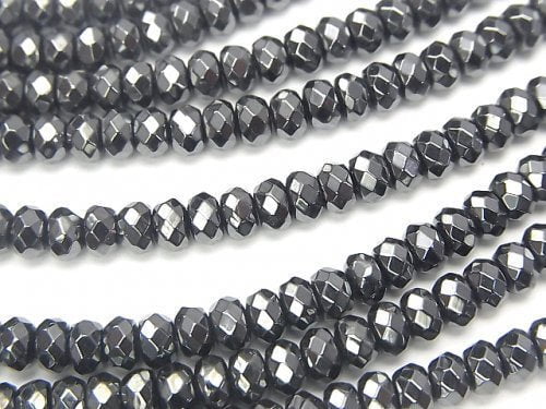 Hematite, Roundel Gemstone Beads