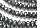 Hematite, Roundel Gemstone Beads