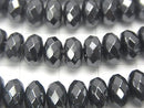 1strand $7.79! Hematite  Faceted Button Rondelle 7x7mm x4mm  1strand beads (aprx.15inch/38cm)