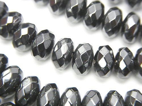 Hematite, Roundel Gemstone Beads