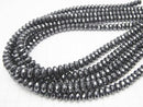 1strand $7.79! Hematite  Faceted Button Rondelle 8x8mm x4mm  1strand beads (aprx.15inch/38cm)