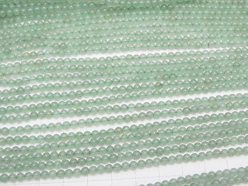 1strand $3.79! Green Aventurine Round 3mm 1strand beads (aprx.15inch / 38cm)