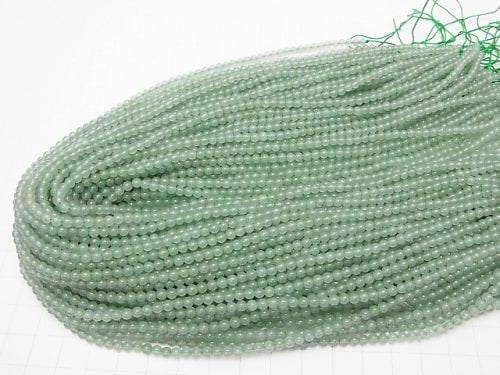 1strand $3.79! Green Aventurine Round 3mm 1strand beads (aprx.15inch / 38cm)