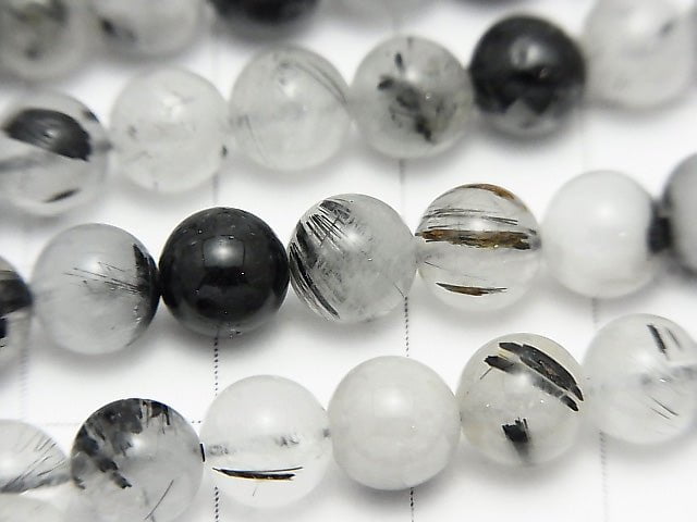 1strand $9.79! Tourmaline Quartz AA + Round 6mm 1strand beads (aprx.15inch / 38cm)