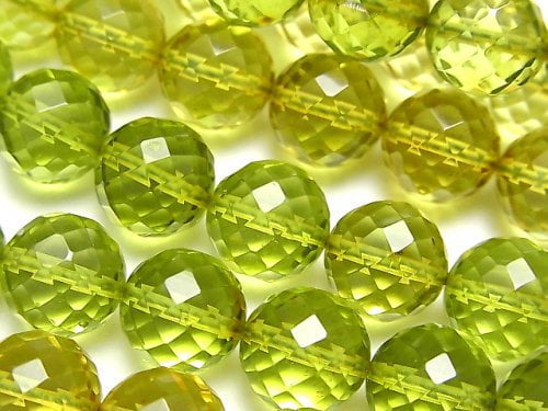 Amber, Faceted Round Gemstone Beads