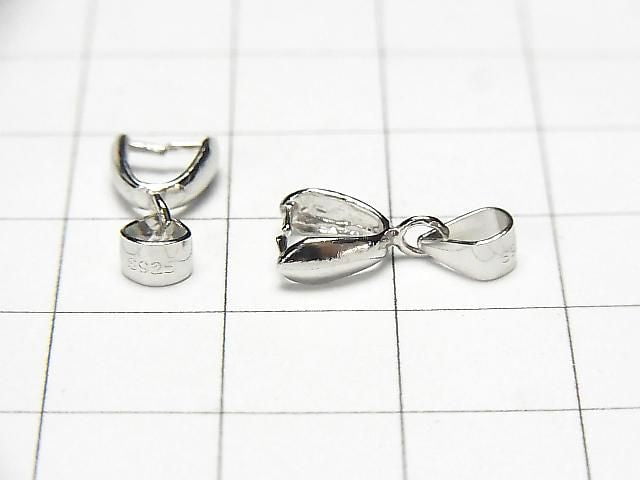 Silver925  Bail [S][M] Rhodium Plated  2pcs