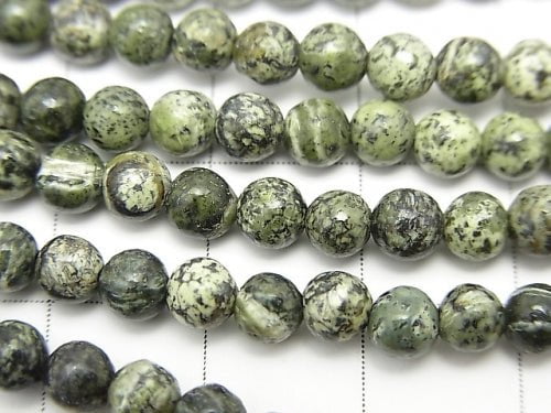 1strand $5.79! Brazil Serpentine Round 4mm 1strand beads (aprx.15inch / 37cm)