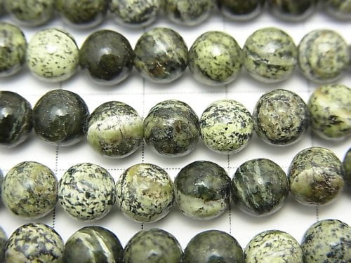 [Video] Brazil Serpentine Round 6mm 1strand beads (aprx.15inch / 38cm)