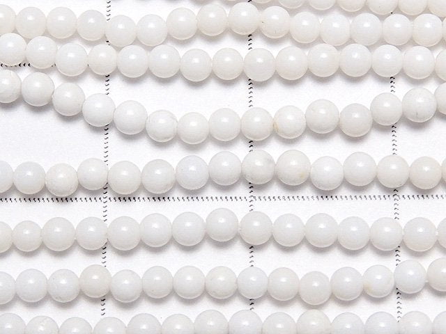 [Video] 1strand $5.79! White Onyx AAA Round 2mm 1strand beads (aprx.15inch / 38cm)