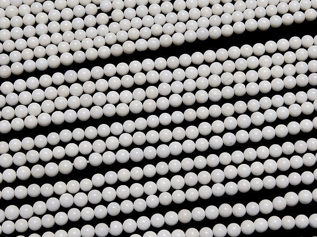 1strand $7.79! White Onyx AAA Round 3mm 1strand beads (aprx.15inch / 38cm)