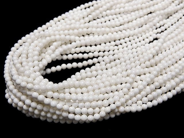 1strand $7.79! White Onyx AAA Round 3mm 1strand beads (aprx.15inch / 38cm)