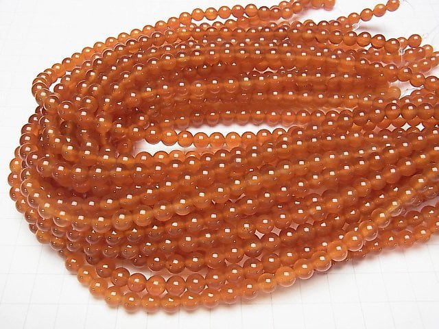 [Video]Carnelian AAA- Round 6mm 1strand beads (aprx.15inch/36cm)