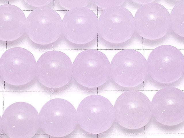 Light Purple Jade Round 8mm 1strand beads (aprx.15inch / 38cm)