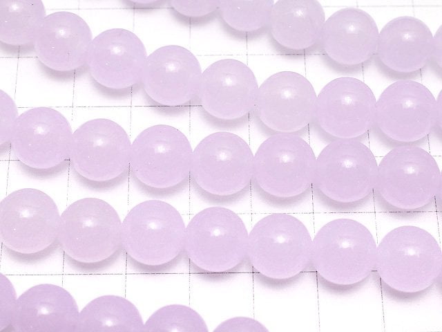 Light Purple Jade Round 10mm 1strand beads (aprx.15inch / 38cm)