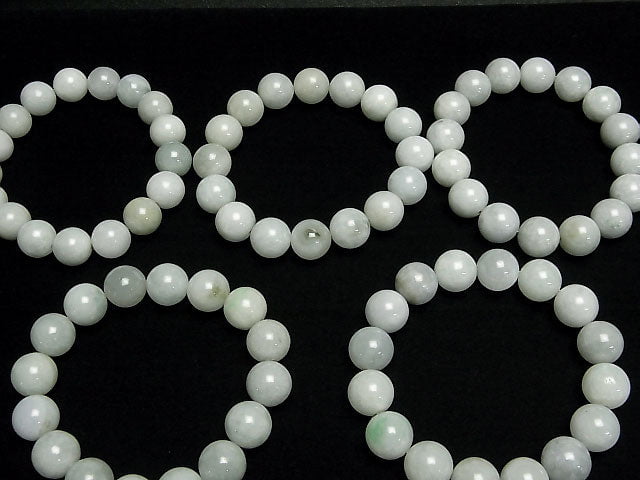 [Video] Burmese Jadeite AA Round 12mm Bracelet