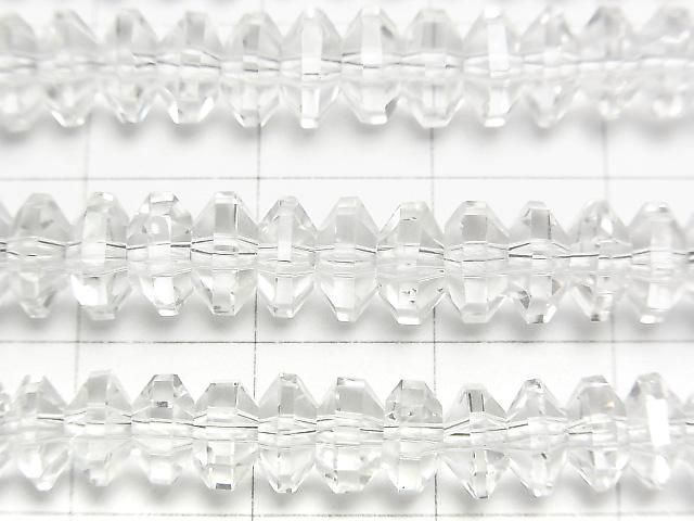 High Quality! Crystal AAA Spacer Cut 6x6x3mm 1/4 or 1 Strand Beads (approx. 15 inches/38 cm)